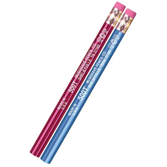 Musgrave Pencil Company TOT® Big Dipper Jumbo Pencils with Eraser, 3 Packs of 12